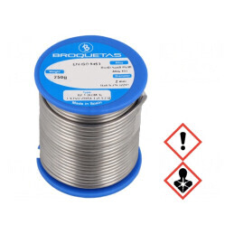 Sârmă de lipit cu plumb 2mm 0,25kg 183-190°C | Electronic-mag.ro | Componente Electronice