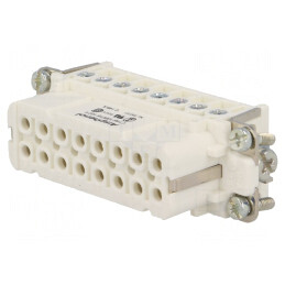 Conector HDC Inserturi Contact Mamă 16PIN 16PE | Electronic-mag.ro | Componente Electronice