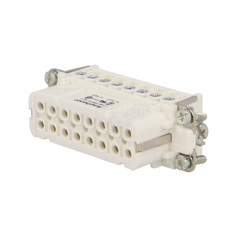Conector HDC Inserturi Contact Mamă 16PIN 16PE | Electronic-mag.ro | Componente Electronice