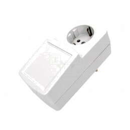 Carcasă Alimentator ABS Gri 64x129x57 mm | Electronic-mag.ro | Componente Electronice