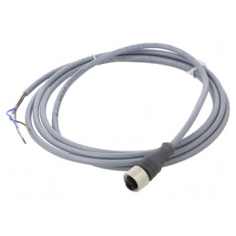 Cablu Conectare M12 4PIN 2m 250VAC 3A 300VDC | Electronic-mag.ro | Componente Electronice