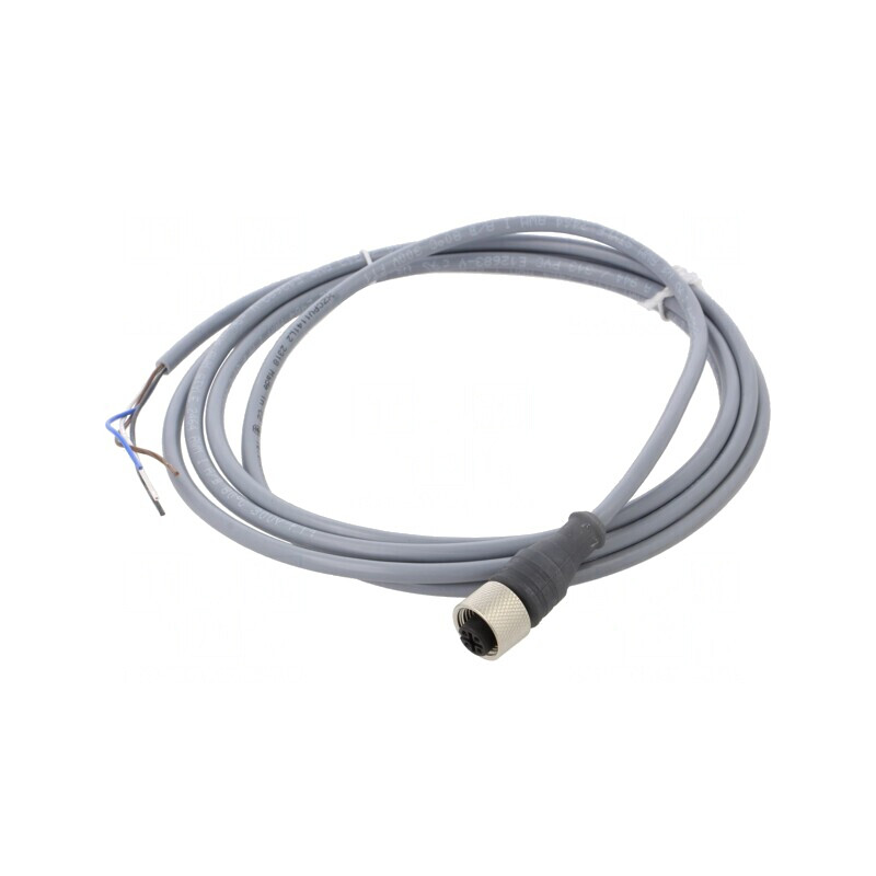 Cablu Conectare M12 4PIN 2m 250VAC 3A 300VDC | Electronic-mag.ro | Componente Electronice