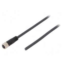 Cablu de Conectare M8 4PIN 5m 30VAC 4A | Electronic-mag.ro | Componente Electronice