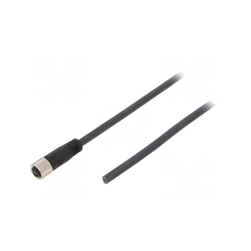Cablu de Conectare M8 4PIN 5m 30VAC 4A | Electronic-mag.ro | Componente Electronice