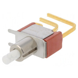Comutator apăsare SPDT 1A 120VAC ON-(ON) | Electronic-mag.ro | Componente Electronice