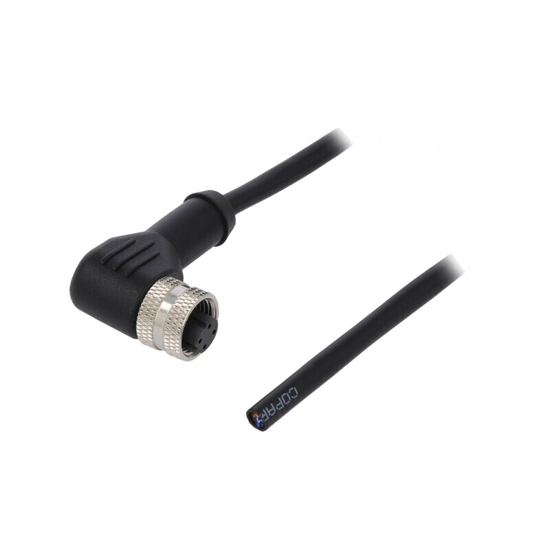 Mufă M12 4 PIN D-Ethernet IP65/IP67 250V 4A | Electronic-mag.ro | Componente Electronice