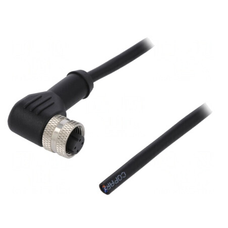 Mufă M12 4 PIN D-Ethernet IP65/IP67 250V 4A | Electronic-mag.ro | Componente Electronice
