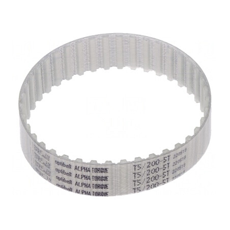 Curea Dințată T5 16mm x 200mm 40 Dinți | Electronic-mag.ro | Componente Electronice