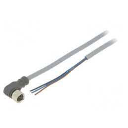 Cablu de Conectare 3 PIN M8 2m PVC 60VAC 4A | Electronic-mag.ro | Componente Electronice