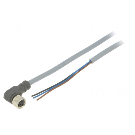 Cablu de Conectare 3 PIN M8 2m PVC 60VAC 4A | Electronic-mag.ro | Componente Electronice