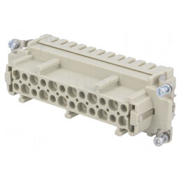 Conector HDC Inserturi Contact Mamă Han E 24PE | Electronic-mag.ro | Componente Electronice