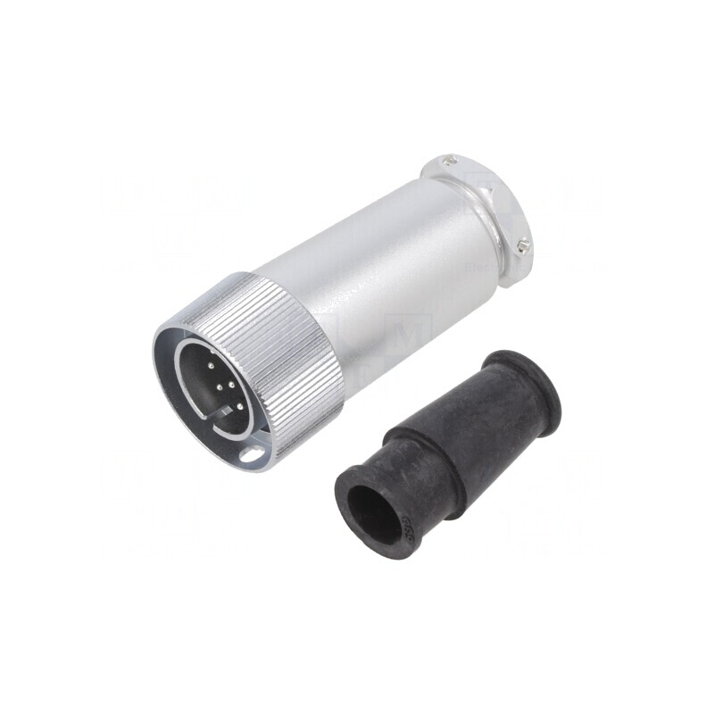 Conector Circular RM15 Mufă Drept PIN 10 Argintat 5A | Electronic-mag.ro | Componente Electronice