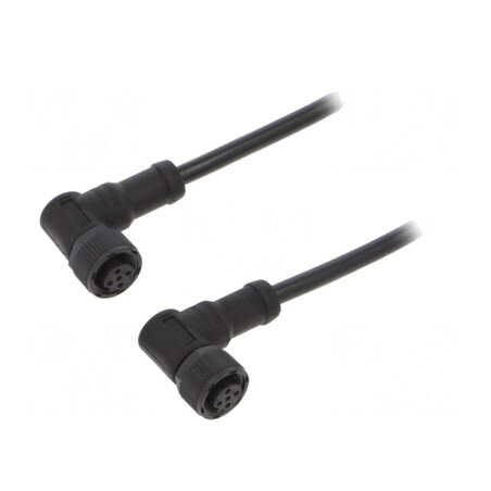 Cablu senzori automatizări M12 1m | Electronic-mag.ro | Componente Electronice