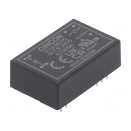 Convertor DC/DC 3W 18-36V la 12V/-12V THT EC3A25H | Electronic-mag.ro | Componente Electronice