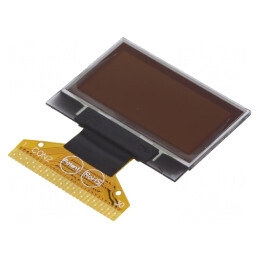 Afișaj OLED Grafic 1 128x64 Galben 26,7x19,26mm | Electronic-mag.ro | Componente Electronice