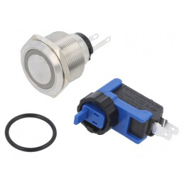 Comutator Anti-Vandalism 2 Poz SPST NC/NO 300mA 250VDC | Electronic-mag.ro | Componente Electronice