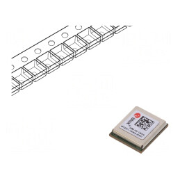 Modul: Bluetooth Low Energy | SMD | Dim: 10x11,6x2,2mm | 5.0 | 1,4bps | NINA-B301-00B