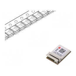 Modul: Bluetooth Low Energy | SMD | Dim: 10x15x3,8mm | 5.0 | 1,4bps | NINA-B302-00B