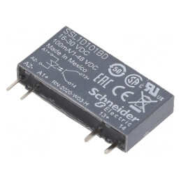 Releu Semiconductor 16-30VDC 100mA 48VDC Soclu | Electronic-mag.ro | Componente Electronice