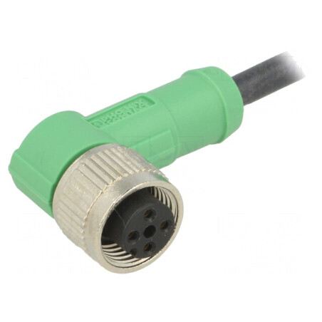 Cablu Conectare M12 4PIN Unghi 3m 250VAC 4A PUR | Electronic-mag.ro | Componente Electronice