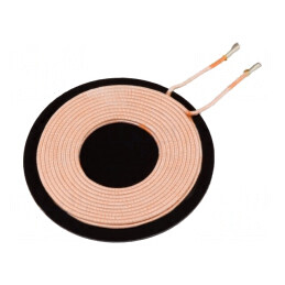 Bobină pentru Încărcătoare fără Fir Ø50x3,81mm 24uH | Electronic-mag.ro | Componente Electronice
