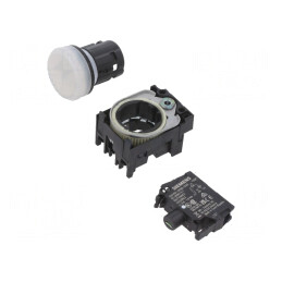 Lumină de control LED Ø22mm IP67 24VAC 25-70°C