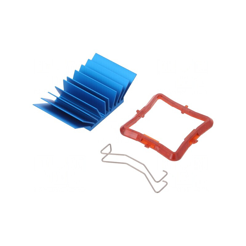 Radiator Extrudat cu Aripioare BGA Albastru 30x30mm | Electronic-mag.ro | Componente Electronice Radiator Extrudat cu Aripioare BGA Albastru 30x30mm | Electronic-mag.ro | Componente Electronice