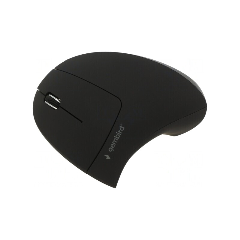 Mouse optic wireless ergonomic 6 butoane negru 10m | Electronic-mag.ro | Componente Electronice