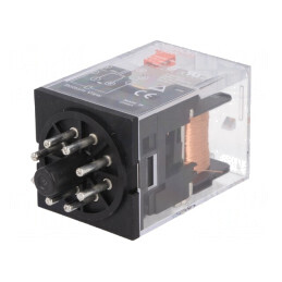 Releu Electromagnetic DPDT 24VDC 10A | Electronic-mag.ro | Componente Electronice