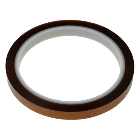 Bandă pentru temperaturi ridicate 0,0635mm 55% aurie 9mm | Electronic-mag.ro | Componente Electronice