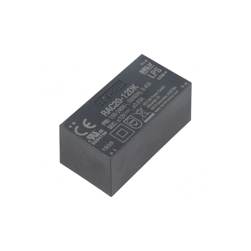 Convertor AC/DC 20W 12V | Electronic-mag.ro | Componente Electronice Convertor AC/DC 20W 12V | Electronic-mag.ro | Componente Electronice