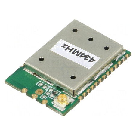 Modul RF 430-435Hz 1,8-3,6VDC 14dBm SMD 22x15mm | Electronic-mag.ro | Componente Electronice