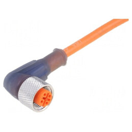 Cablu de conectare M12 3 PIN 2m 30VAC 4A | Electronic-mag.ro | Componente Electronice
