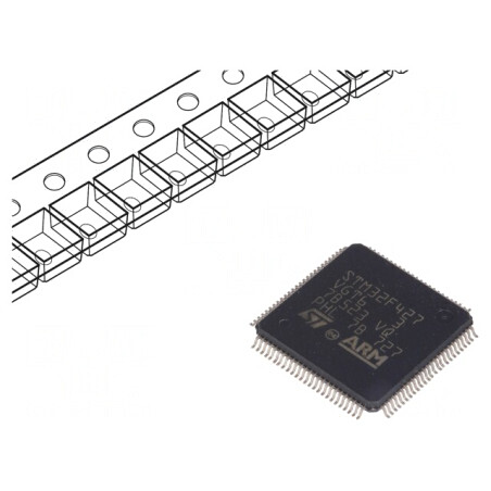 Microcontroler ARM 180MHz LQFP100 STM32F427VGT6 | Electronic-mag.ro | Componente Electronice
