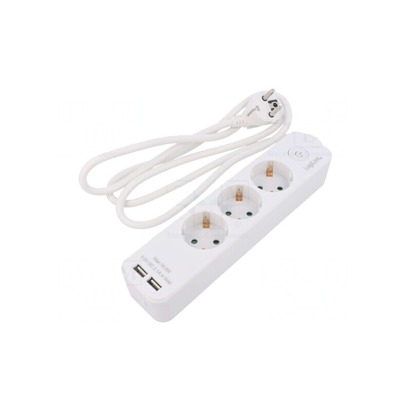 Prelungitor 5 Prize Alb 250V 16A | Electronic-mag.ro | Componente Electronice