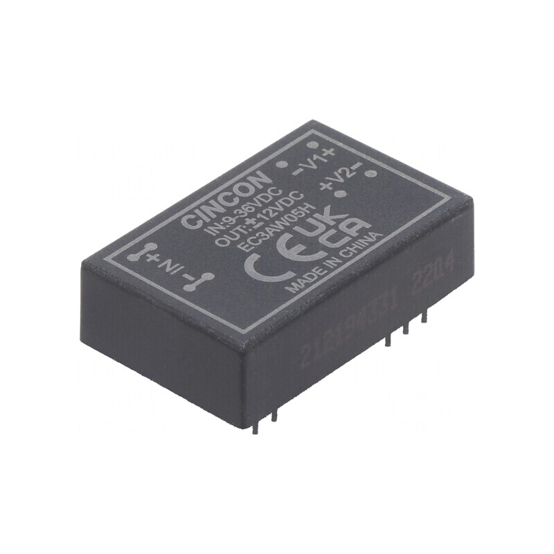 Convertor DC/DC 3W 9-36V la 12V/-12V DIP24 | Electronic-mag.ro | Componente Electronice Convertor DC/DC 3W 9-36V la 12V/-12V DIP24 | Electronic-mag.ro | Componente Electronice
