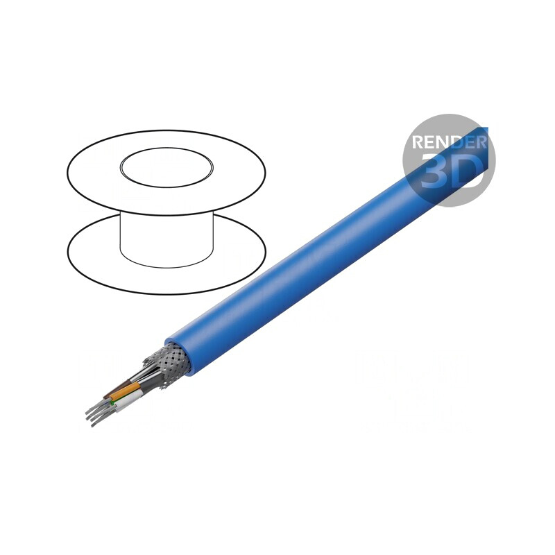 Cablu ETHERLINE® HEAT S/FTP 4x2x24AWG PUR 8,1mm | Electronic-mag.ro | Componente Electronice Cablu ETHERLINE® HEAT S/FTP 4x2x24AWG PUR 8,1mm | Electronic-mag.ro | Componente Electronice