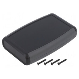 Carcasă universală ABS neagră 79x117x24mm | Electronic-mag.ro | Componente Electronice