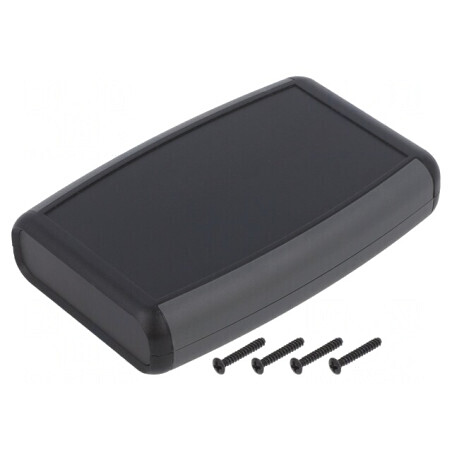 Carcasă universală ABS neagră 79x117x24mm | Electronic-mag.ro | Componente Electronice