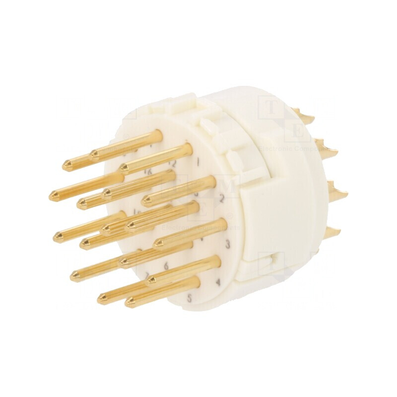 Conector M23 17 PIN 160V 8A Tată Lipire | Electronic-mag.ro | Componente Electronice