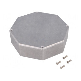 Carcasă universală aluminiu 133x133x39mm IP54 | Electronic-mag.ro | Componente Electronice