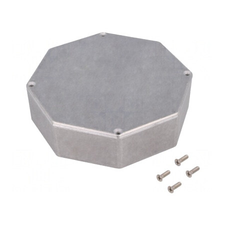 Carcasă universală aluminiu 133x133x39mm IP54 | Electronic-mag.ro | Componente Electronice