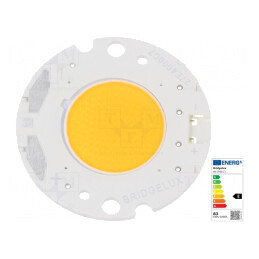 LED putere | COB | 120° | 1170mA | P: 39,7W | 5624lm | Ø36,2mm | CRImin: 80 | BXRC-27E4000-C-73