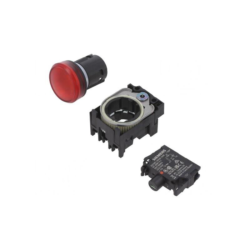 Lumină de control LED 22mm IP67 24VAC | Electronic-mag.ro | Componente Electronice