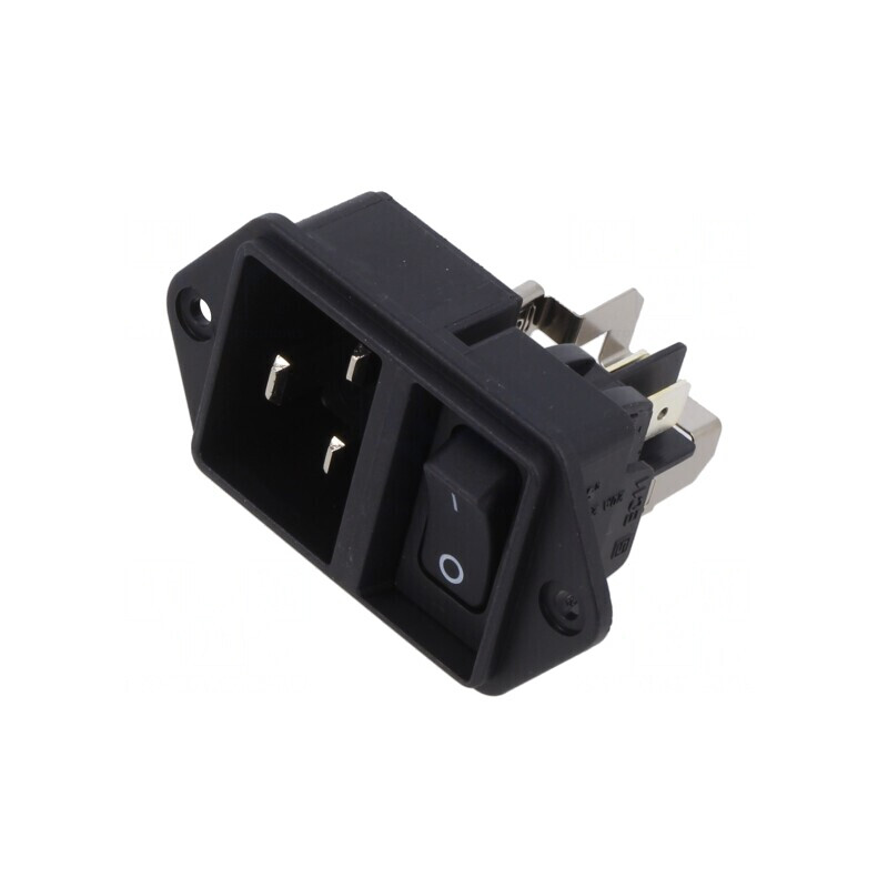 Conector Alimentare AC Soclu Tată 16A 250VAC IEC 60320 EC11 | Electronic-mag.ro | Componente Electronice Conector Alimentare AC Soclu Tată 16A 250VAC IEC 60320 EC11 | Electronic-mag.ro | Componente Electronice