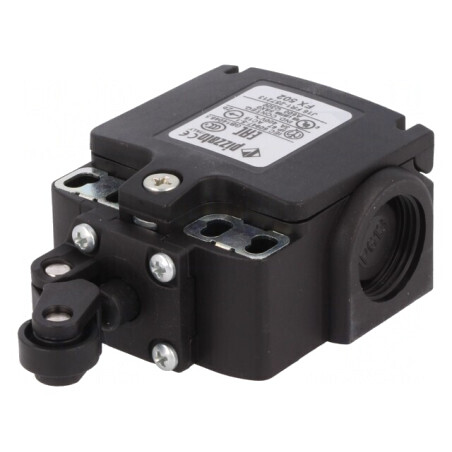 Limitator de Cursă cu Rola din Plastic Ø14mm 10A | Electronic-mag.ro | Componente Electronice