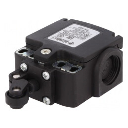 Limitator de Cursă cu Rola din Plastic Ø14mm 10A | Electronic-mag.ro | Componente Electronice