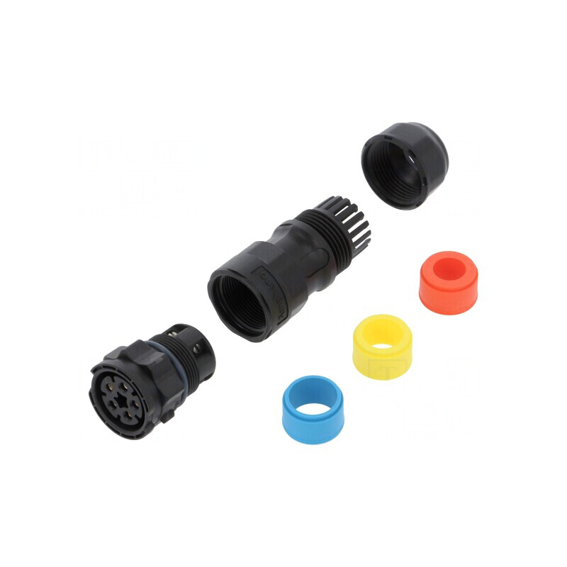 Conector Circular Mamă 5 PIN X-Lok cu Șurub | Electronic-mag.ro | Componente Electronice