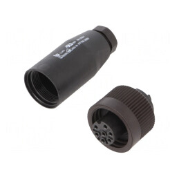 Mufă Mamă Circulară pe Cablu 250V 7PIN RD24 | Electronic-mag.ro | Componente Electronice