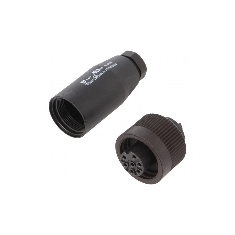 Mufă Mamă Circulară pe Cablu 250V 7PIN RD24 | Electronic-mag.ro | Componente Electronice